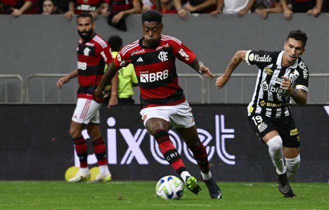 Bruno Henrique em Flamengo x Santos, jogo que iniciou a investiga&ccedil;&atilde;o ? Foto: Agif